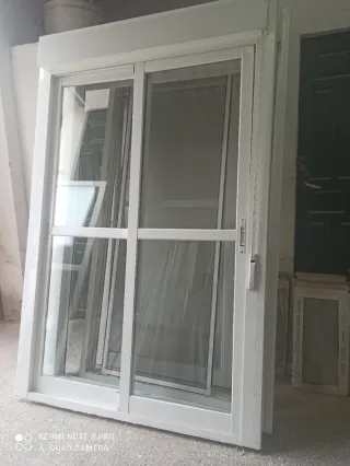 Balconera aluminio corredera, cristal climalit!!