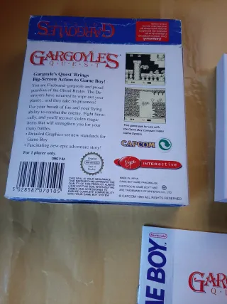 Gargoyles Quest Game Boy UKV