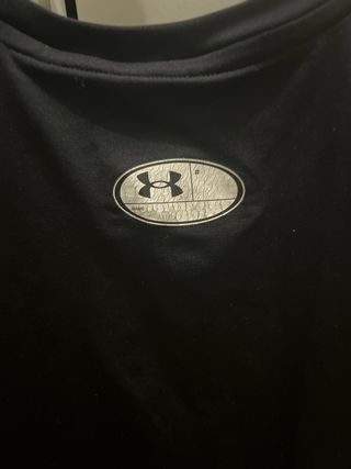 Camiseta sin mangas Under Armour negra