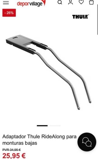 Adaptador Sillín Thule RideAlong Low NUEVO