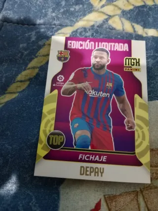 Cromo Depay Edición Limitada Panini