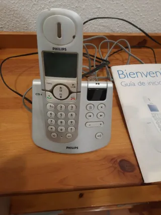 Teléfono Inalámbrico Philips CD445 con Contestador