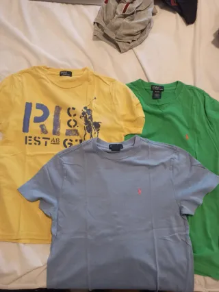 Conjunto 3 Camisetas Polo Ralph Lauren