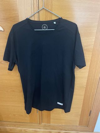 Camiseta 8Js Negra Talla XL