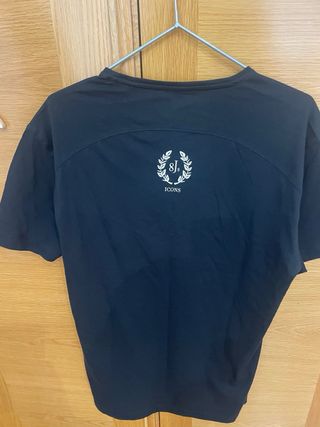 Camiseta 8Js Negra Talla XL