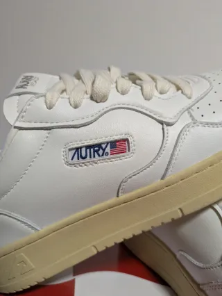 Autry Sapatilhas Brancas e Verdes