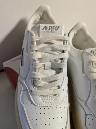 Autry Sapatilhas Brancas e Verdes