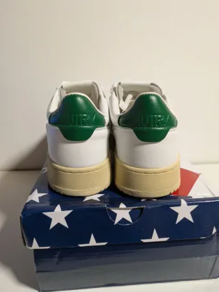 Autry Sapatilhas Brancas e Verdes