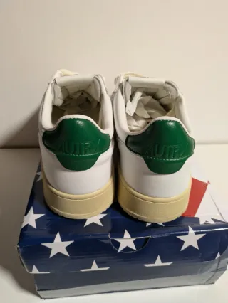 Autry Sapatilhas Brancas e Verdes