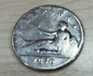 Moneda 2 Pesetas Plata