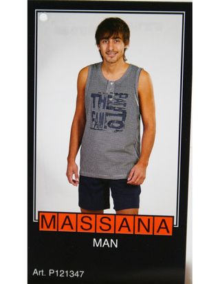 Pijama Massana Verano Hombre Marino