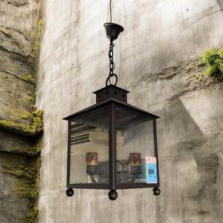 Farol de forja para colgar