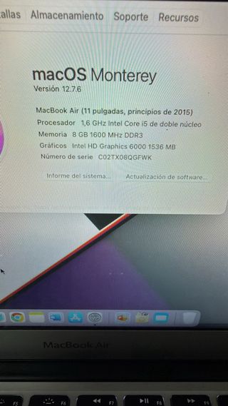 MacBook Air 15 Apple Plata