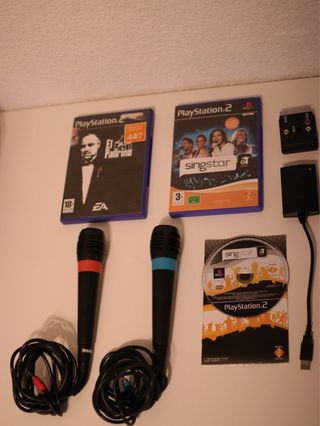 PS2: Micrófonos y Juegos (padrino solo caratula)