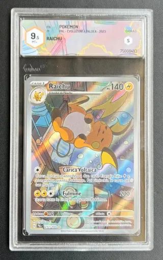 Raichu Carta Pokémon GRAAD 9.5