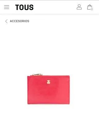 Monedero y targetero TOUS colección Dorp de vinilo