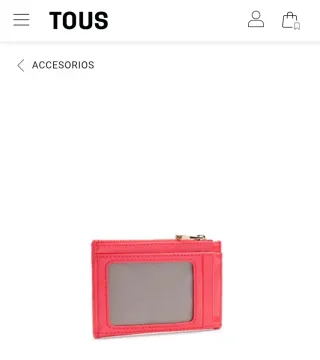 Monedero y targetero TOUS colección Dorp de vinilo