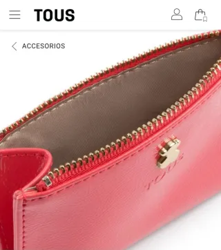 Monedero y targetero TOUS colección Dorp de vinilo