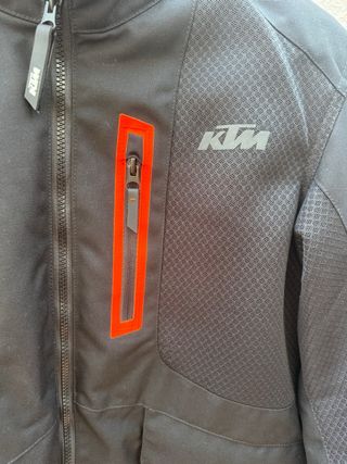 Chaqueta KTM Vented V2 Negra Naranja Talla M