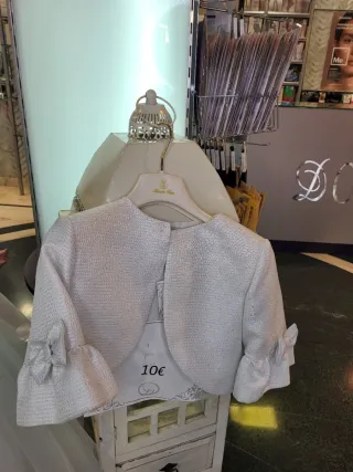 Chaqueta Monnalisa plateada talla única
