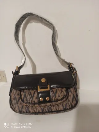 Borsa Valentino Mario Beige/Marrone