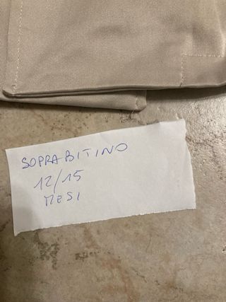 Soprabitino bimba beige 12/15 mesi