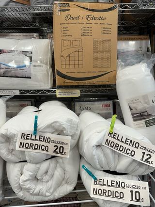 Edredón Nórdico 220x230cm Blanco