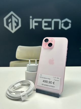 iPhone 15 Rosa 128GB – Garantía 2 Años
