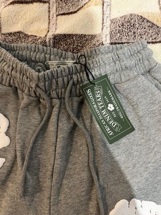 Pantalón Corto Denim Tears Gris