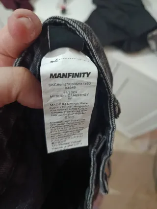 Jeans uomo neri/grigi