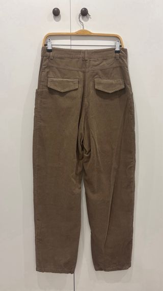 Pantalón recto pana Zara Talla M