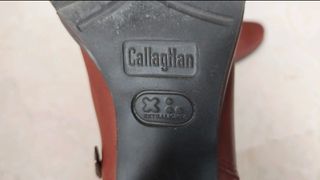 Botines de piel marrón con tacón Callaghan
