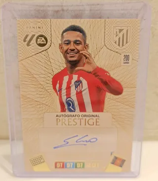 Cromo Samuel Lino Autógrafo Original Prestige