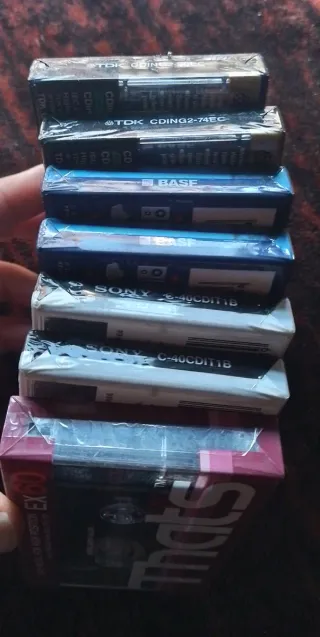Lote 7 Cintas Cassette TDK, Sony, BASF