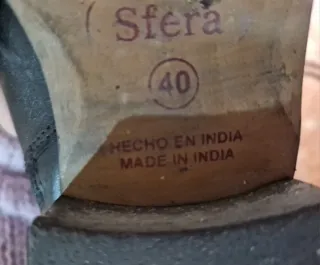 Botas altas piel Sfera Talla 40