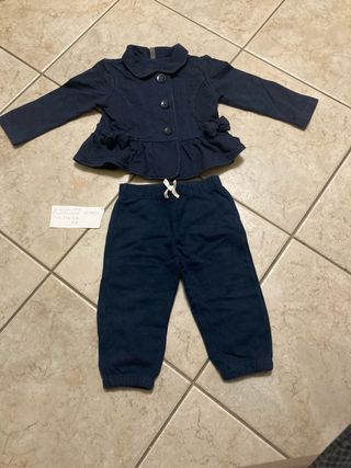 giacchino e pantalone bimba 12 mesi