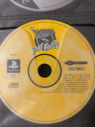 PlayStation 1 X-Men vs Street Fighter PAL