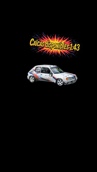 Modellini Peugeot 205 di Luis Meana 1:43