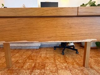 Mesa de comedor extensible de madera