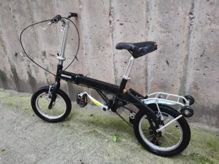 Bicicletta Pieghevole Raleigh Nera