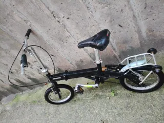 Bicicletta Pieghevole Raleigh Nera