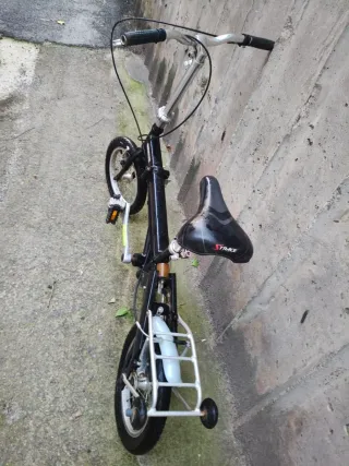 Bicicletta Pieghevole Raleigh Nera