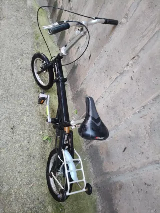 Bicicletta Pieghevole Raleigh Nera