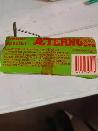 Cuoci Lasagne Aternum Vintage Art. 480/gc nuovo an