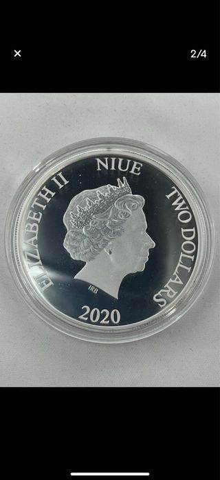 Moneda Plata 1 oz Disney Año Ratón