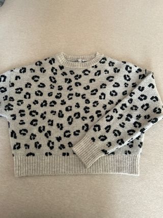 Jersey Subdued estampado leopardo crudo