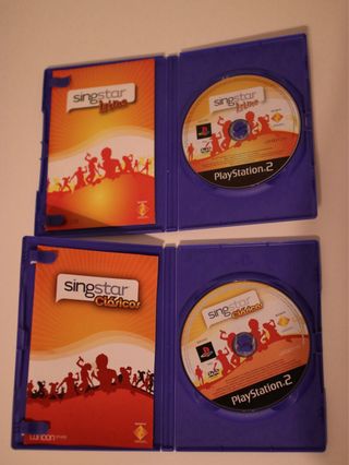 Pack PS2 Singstar Latino y Clásicos