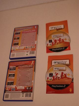 Pack PS2 Singstar Latino y Clásicos