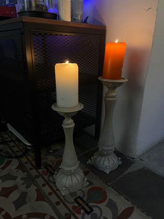 Candelabros Beige