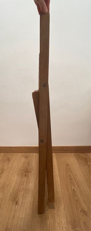 3 Sillas plegables de  madera de acacia/30eu/silla